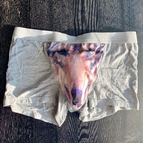 wolf boxer shorts